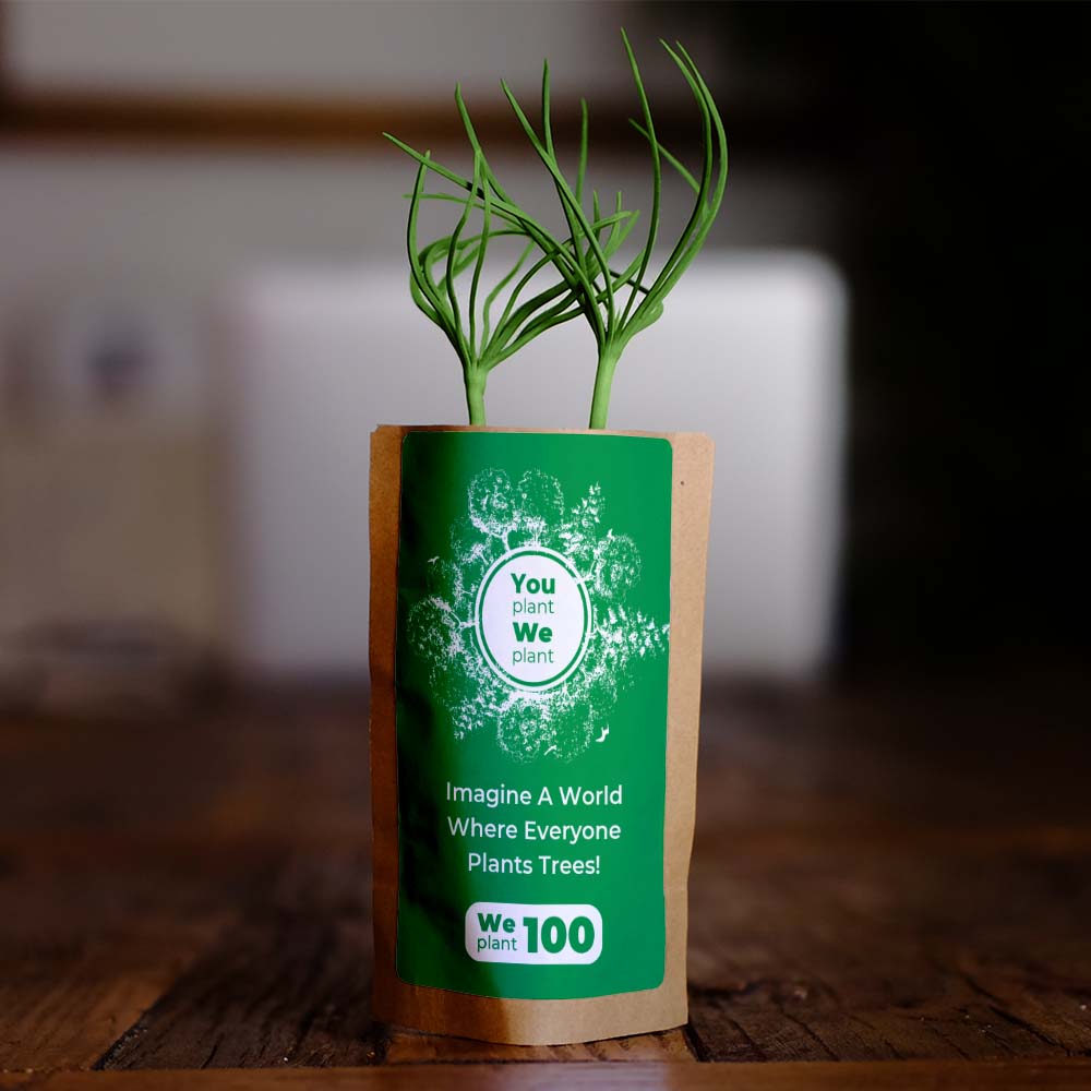 You Plant We Plant Tree Pouch, We Plant 100 More Trees